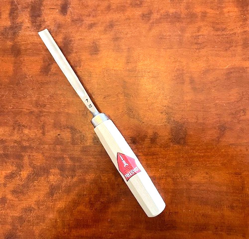 Dastra carving gouge #7 10mm, hornbeam handle