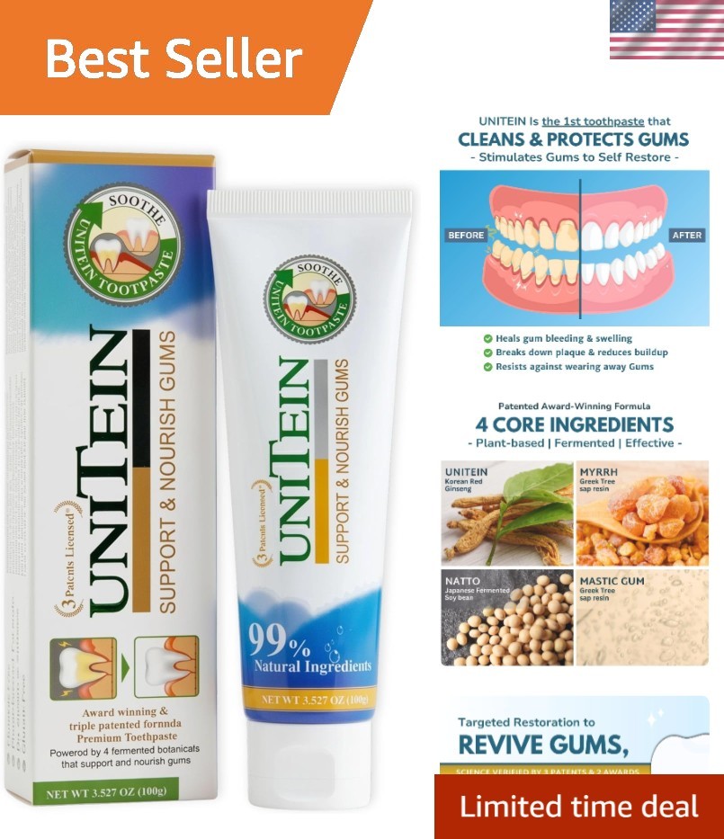 UNITEIN Gum Restore Toothpaste, Improves and protects 3.52 Ounce (Pack of 1)