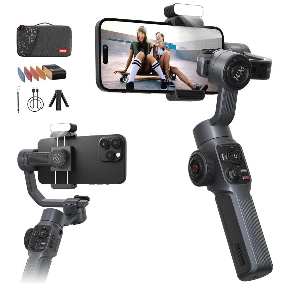 Zhiyun Smooth 5 Combo Kit 3-Axis Smartphone Gimbal Stabilizer for iPhone Android
