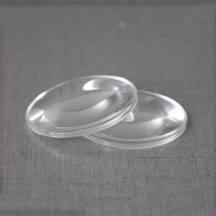 Dia. 42mm Focal 65mm Optical Plano Convex Lens 3D VR Aspherical Lenses 2PCS