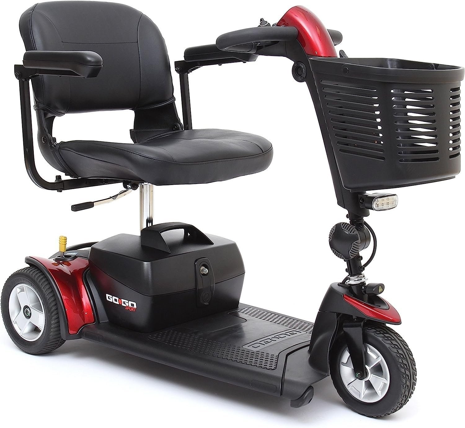 Pride Go-Go Sport 3 Wheel Mobility Scooter - Motorized Electric Medical Carts...