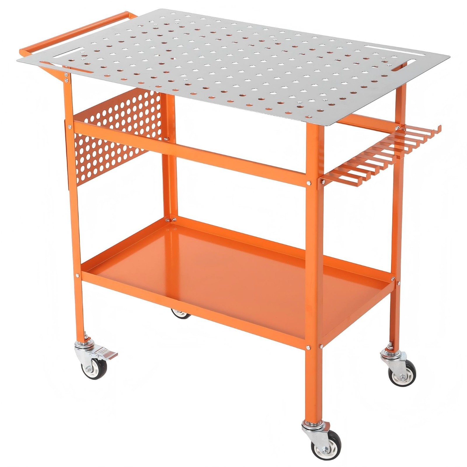Welding Table 36"x24" Welding Table with 800LBS Static Weight Capacity w/Wheels