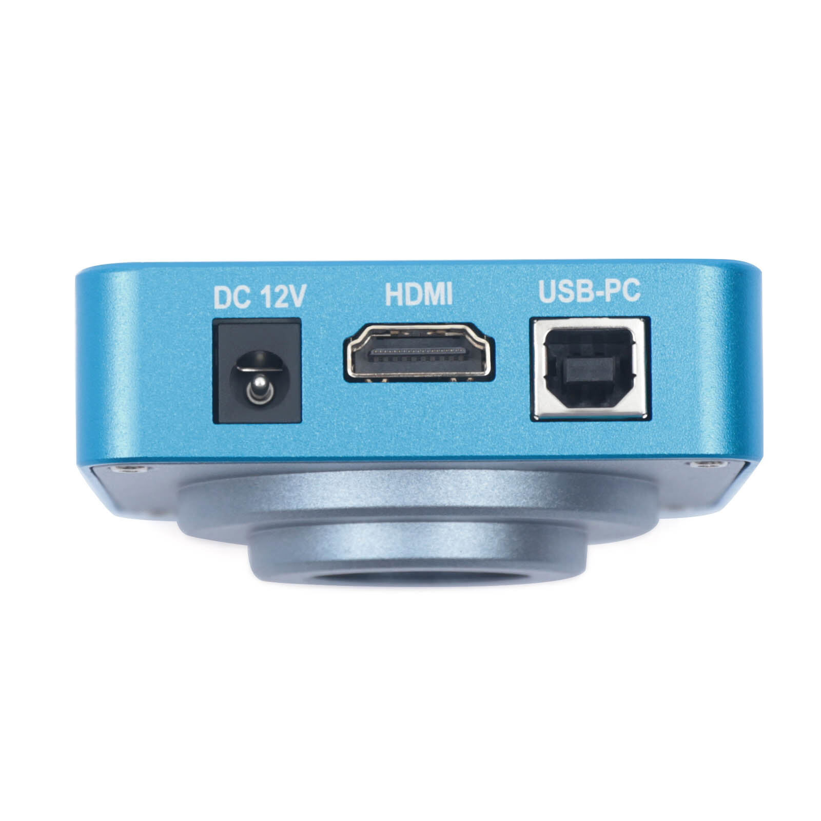 New HD 1080p HDMI Industrial Digital Video Microscope Camera C Mount USB Blue