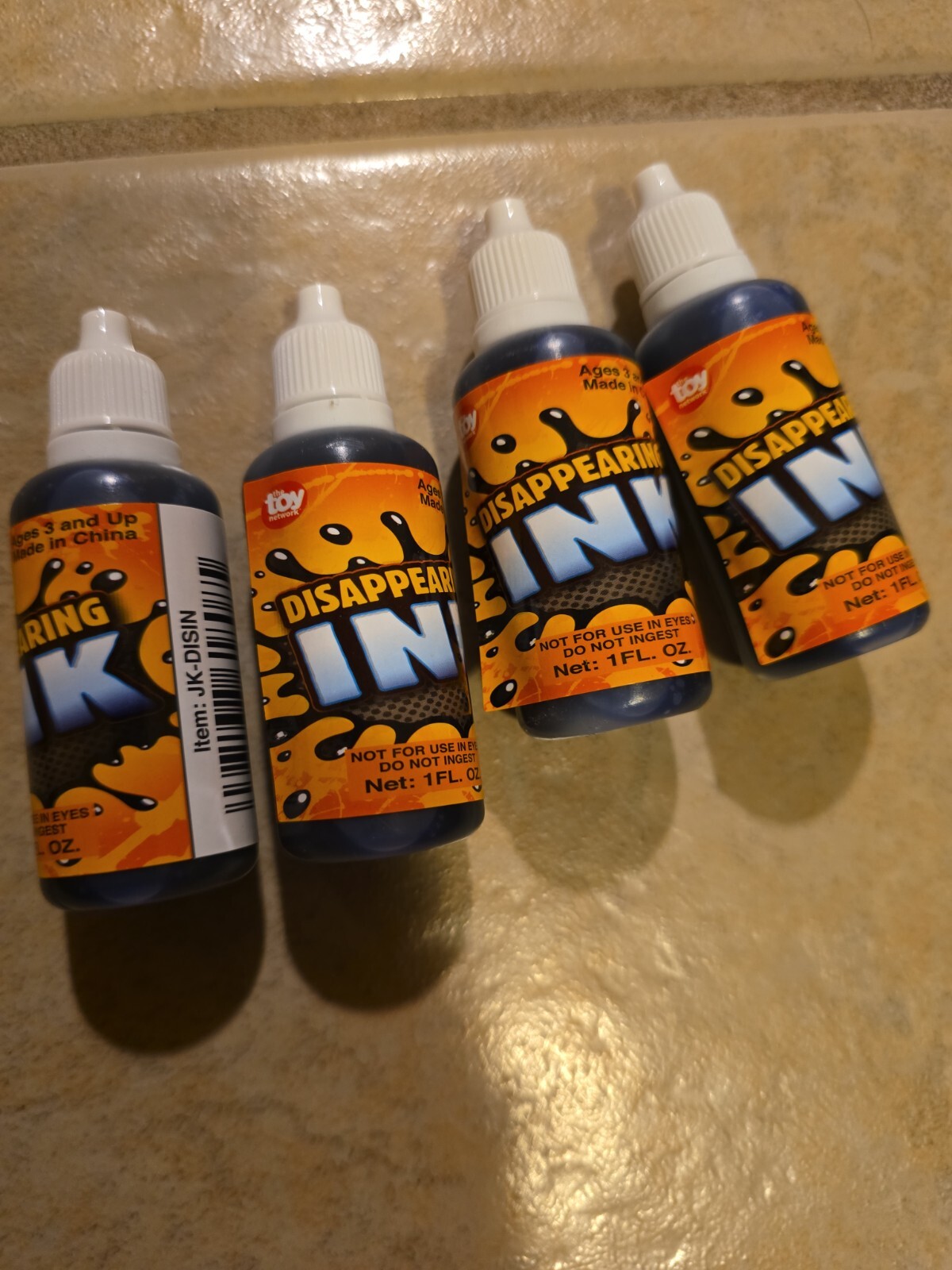 Magic Disappearing Ink 1oz Bottle - Novelty Party Gag Prank Joke Fun
