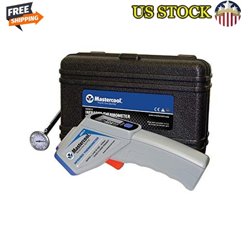 Infrared Thermometer Circular Laser 12:1 Ratio -58 to 932˚F Gray LCD Display New