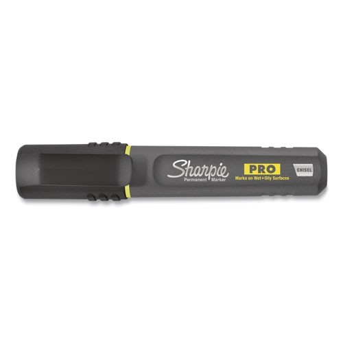 Sharpie 2018326 Pro Permanent Marker, Broad Chisel-Tip, Black, Dozen