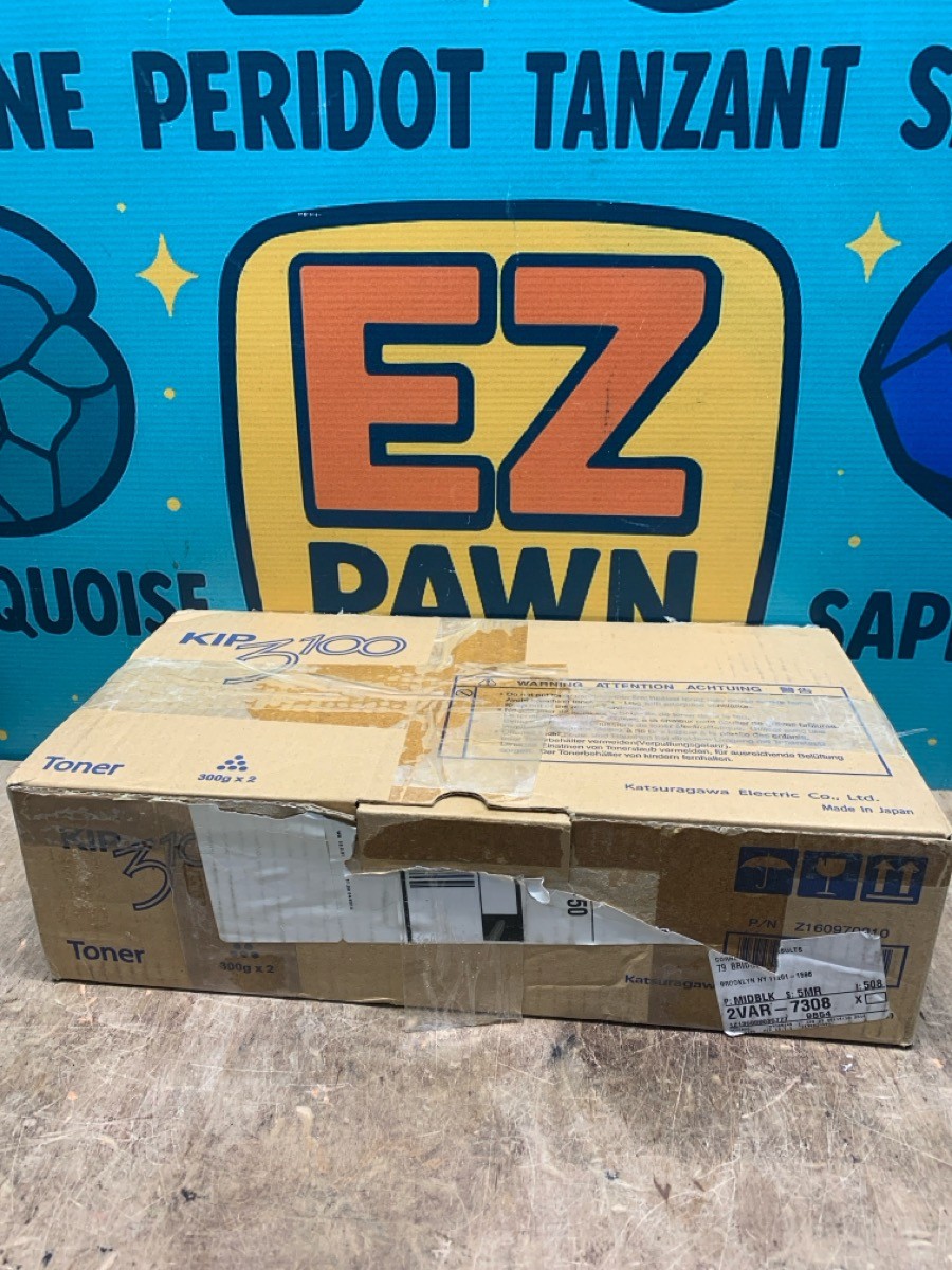 KIP 3100 Toner Genuine OEM Black 2 cartridges per box (E10049153)