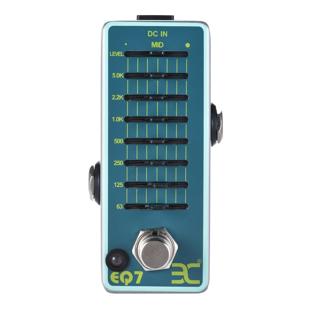 7 Band EQ Equalizer Mini Guitar Pedal