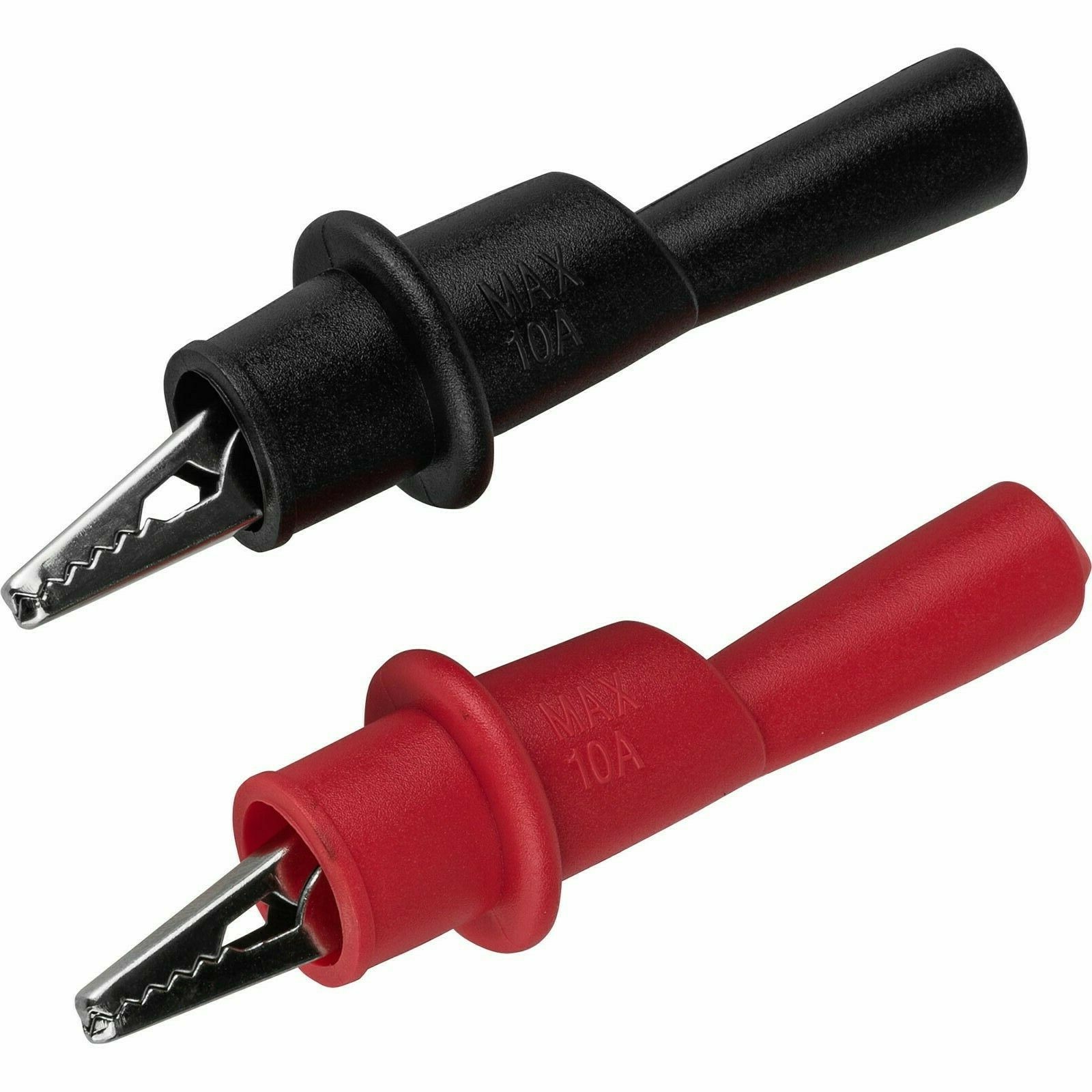 1 Pair Push-On Alligator Red and Black Clip Probes for Test Leads 50mm 1000V