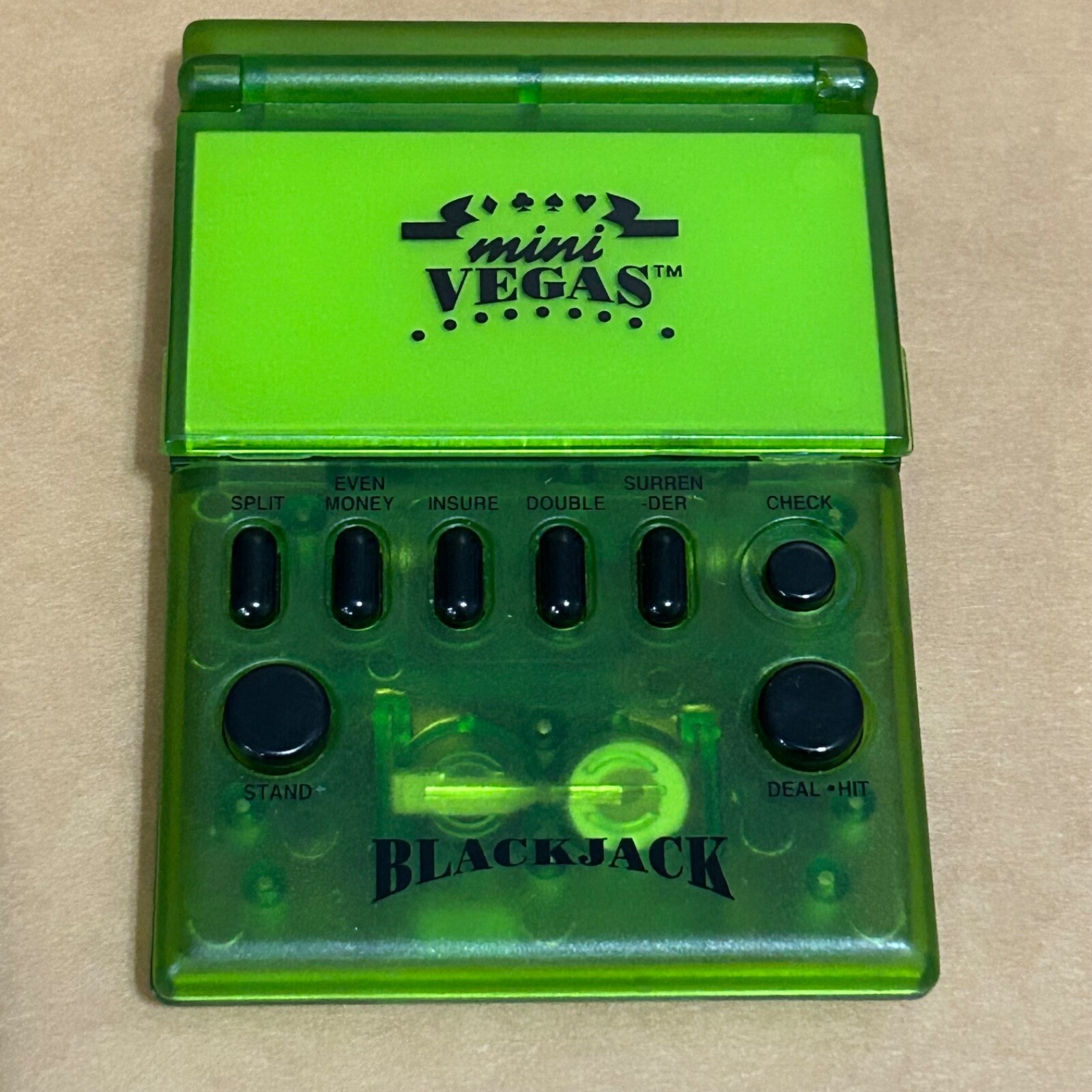 Vintage 1994 Micro Games of America Mini Vegas Blackjack w/ Instructions