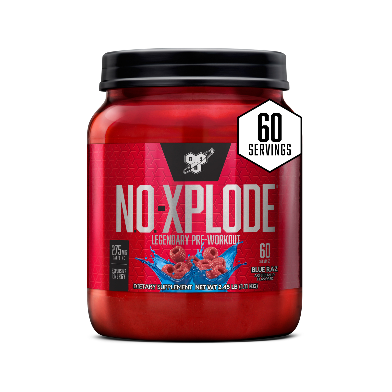 BSN NO XPLODE 3.3B BLUE RASPBERRY 2.45LB