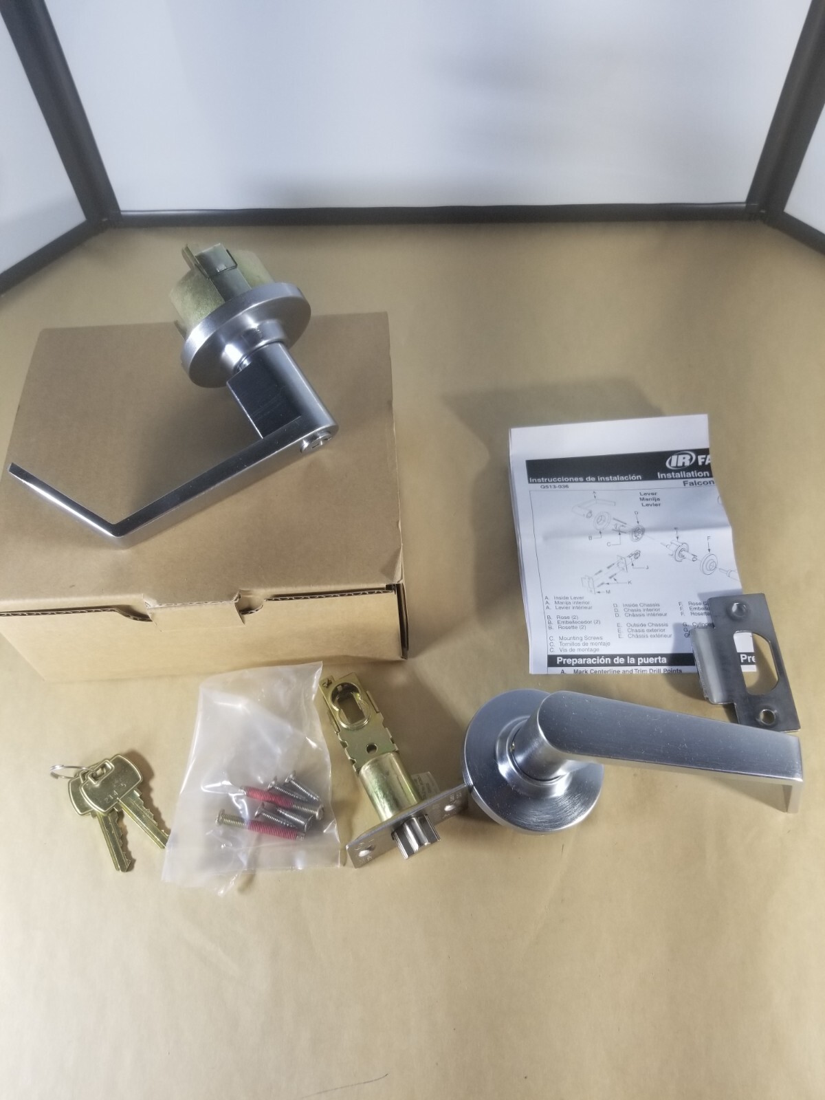 Falcon Y581 P Dane 626 G Storeroom Lock Satin Chrome With Keys Commercial