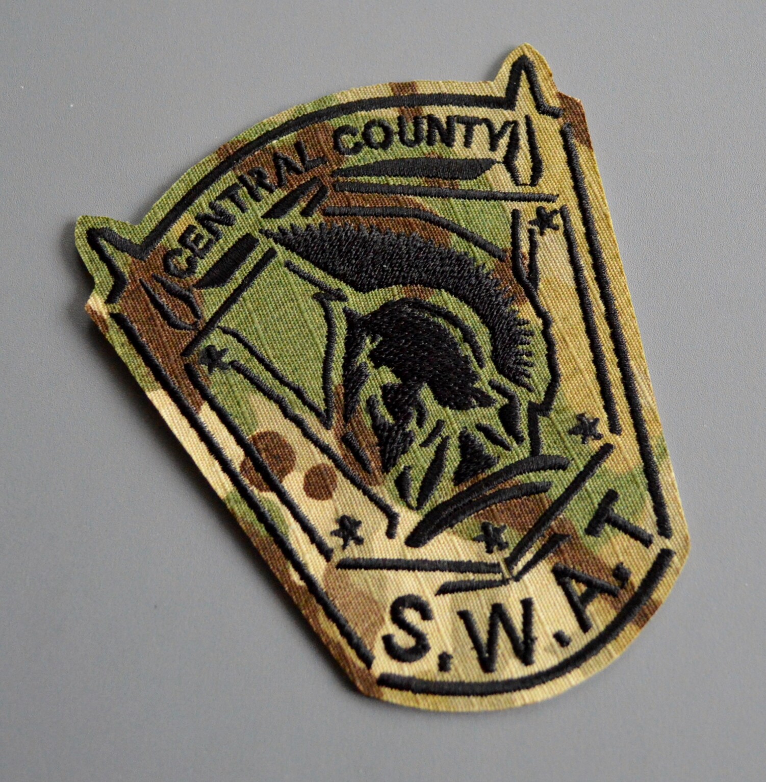 Central County California Police SWAT Camo Patch ++ Mint Contra Costa County CA