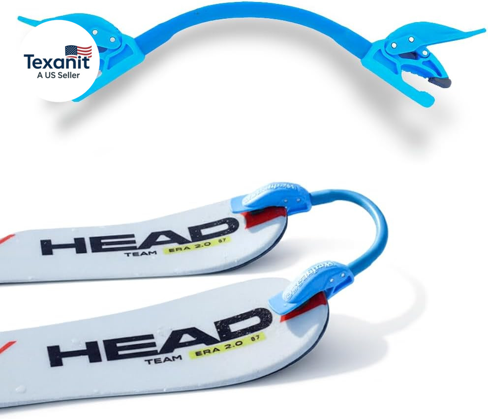 Wedgease Ski Tip Connector - Learn to Ski - Teaches Speed Control, Making a Wedg