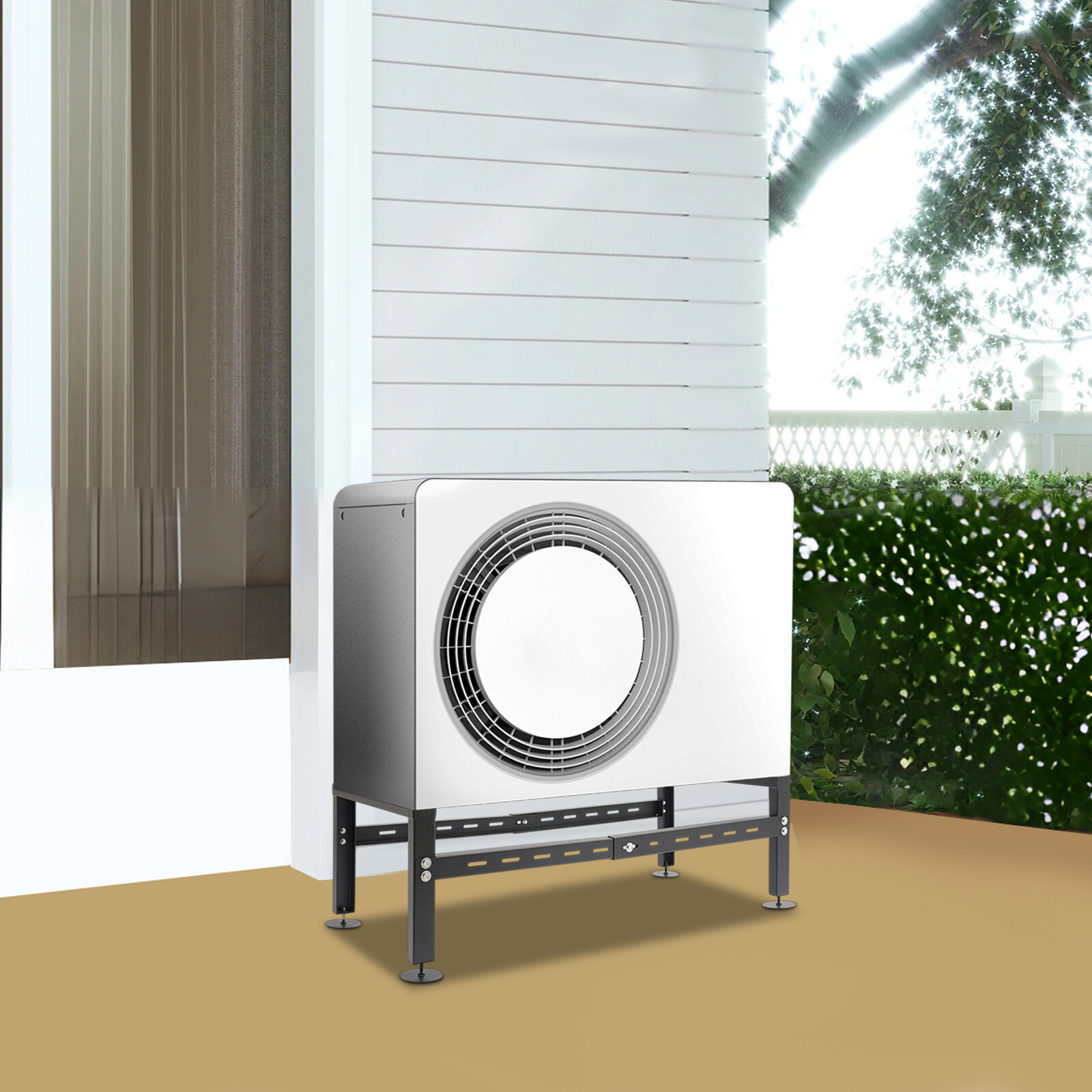 Mini Split Ground Stand for Air Conditioners Heat Pump System