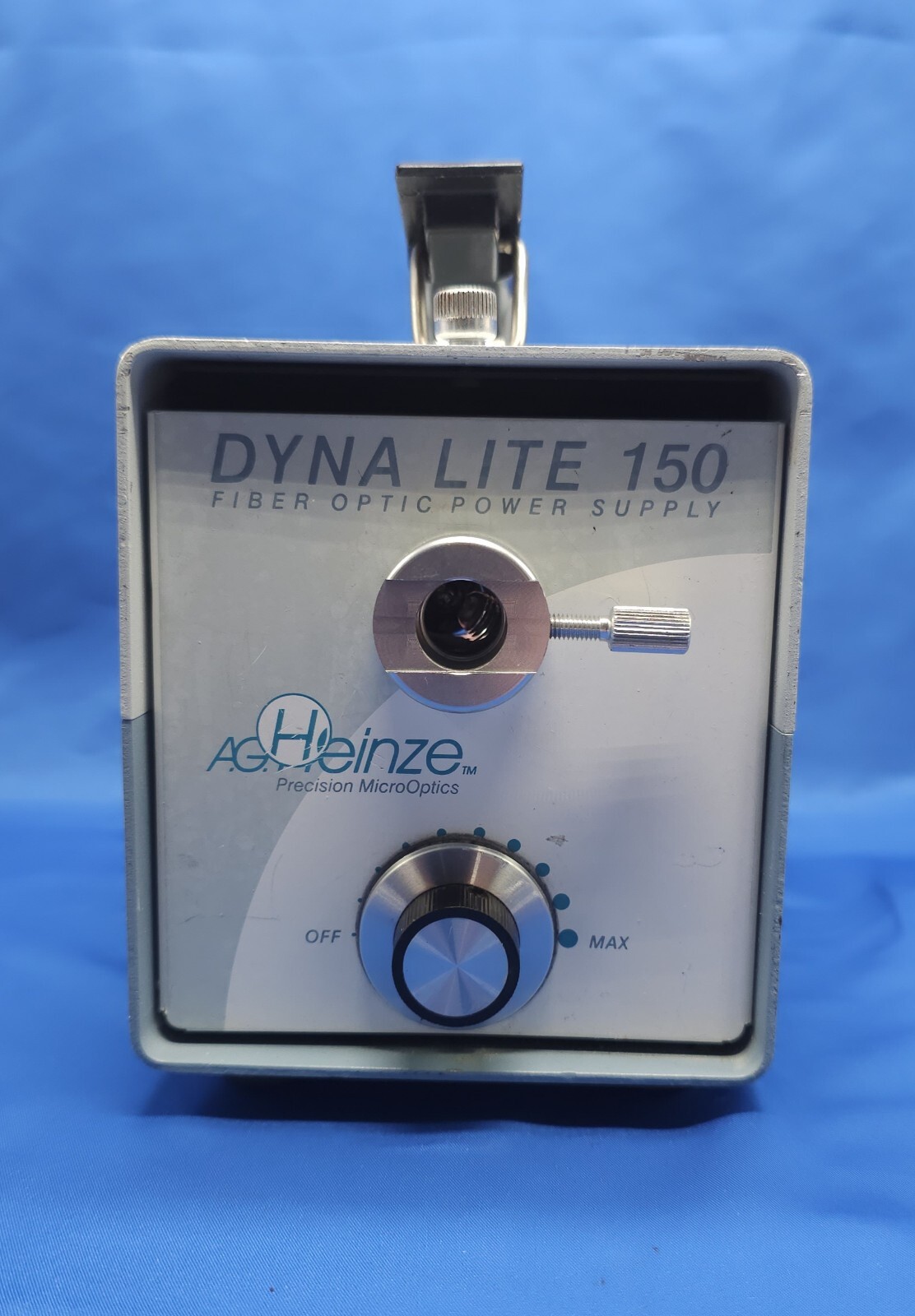 A.G. HEINZE DL-150 150W DYNA LITE FIBER OPTIC LIGHT SUPPLY ILLUMINATOR *NO BULB*