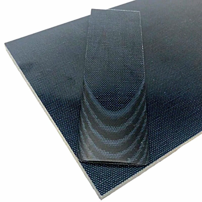 Canvas Micarta Sheet- BLUE & BLACK