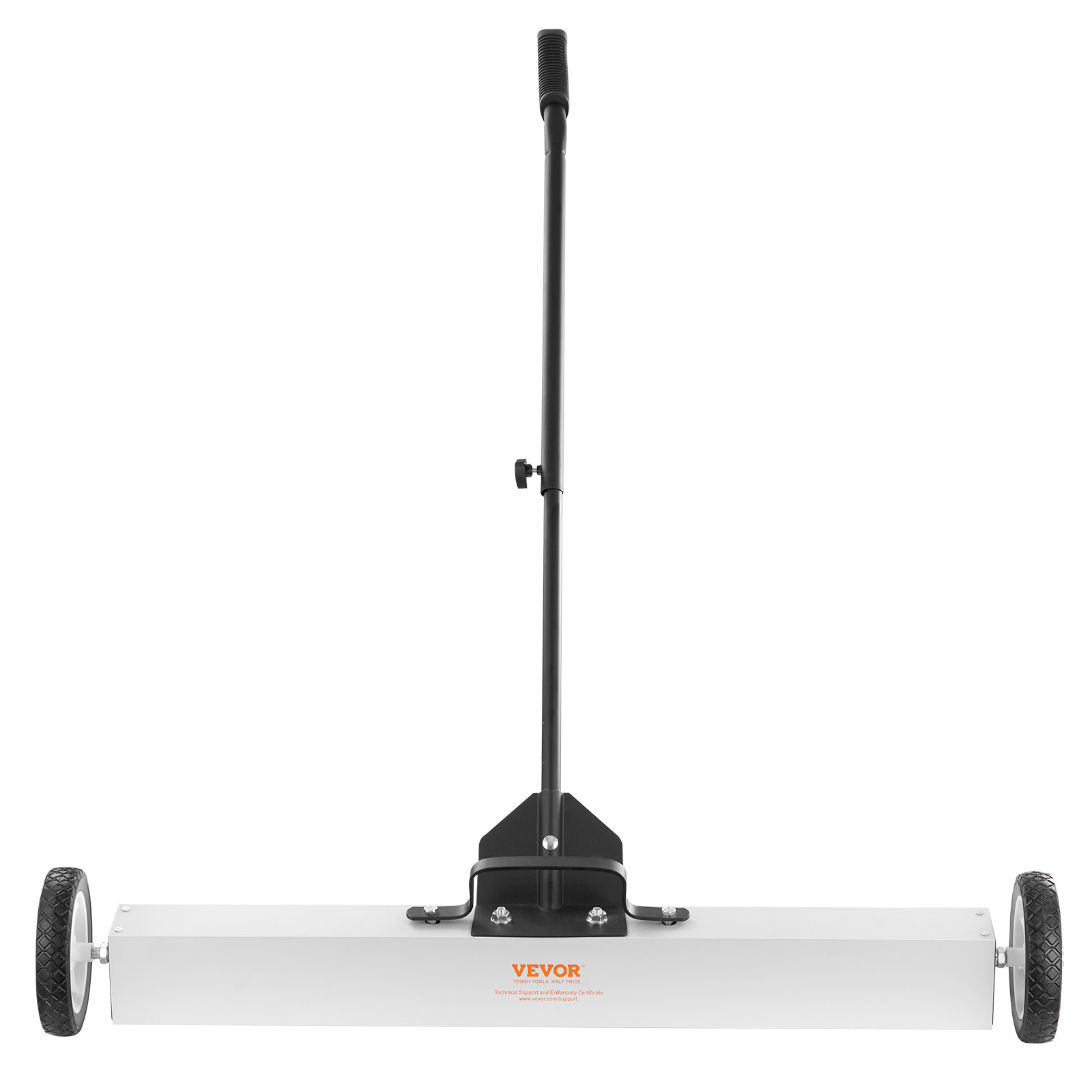 VEVOR 36" Magnetic Sweeper with Wheels 55Lbs Rolling Sweeper Lawn Yard Grass
