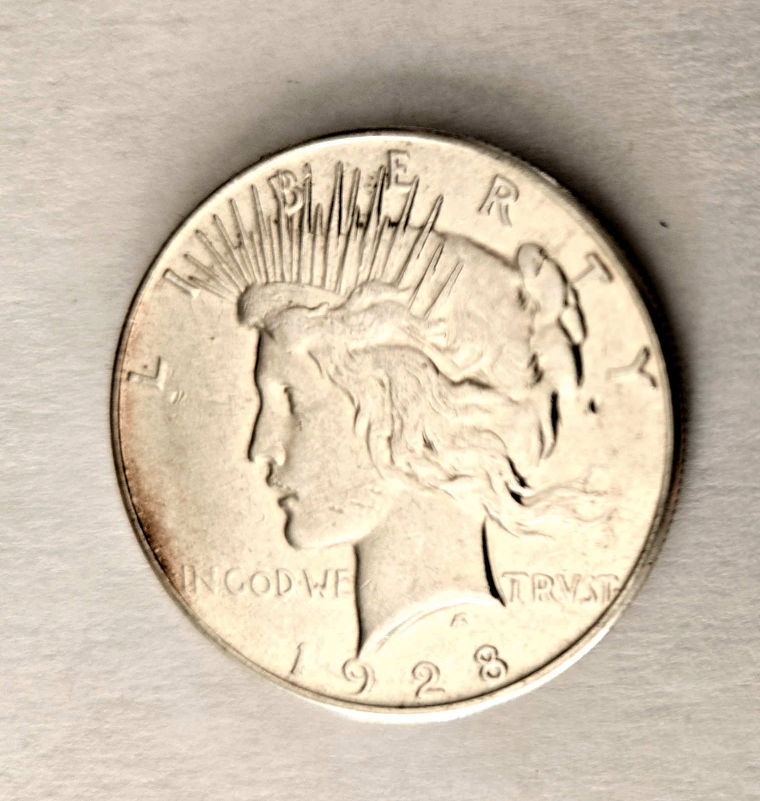 1928-S Peace Dollar   U.S Coin AU