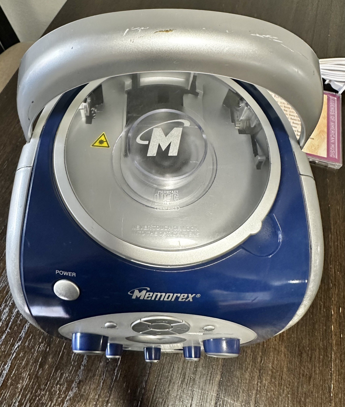 Memorex Portable Karaoke System MKS2115NBL TESTED WORKING Plus two CDs