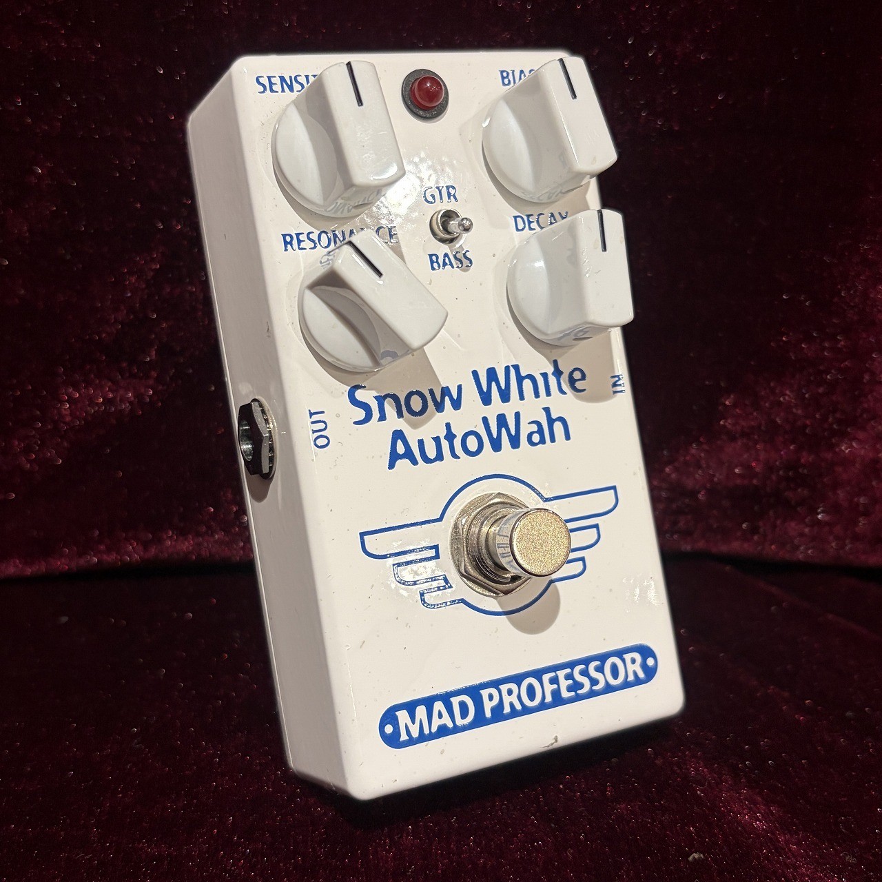Mad Professor Snow White AutoWah Guitar Bass Effect Pedal Used