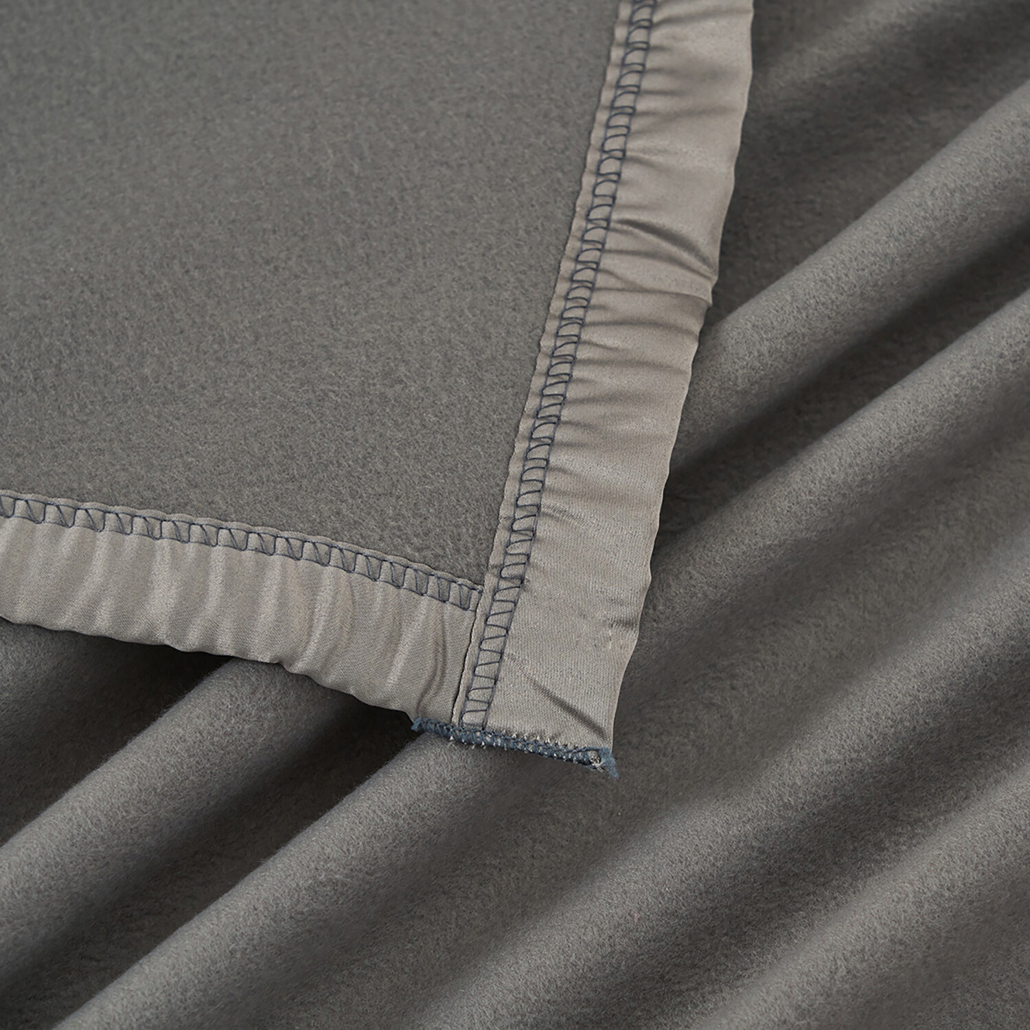 Fleece Blanket Throw Twin Queen King Satin Binding Edges Lightweight Blankets