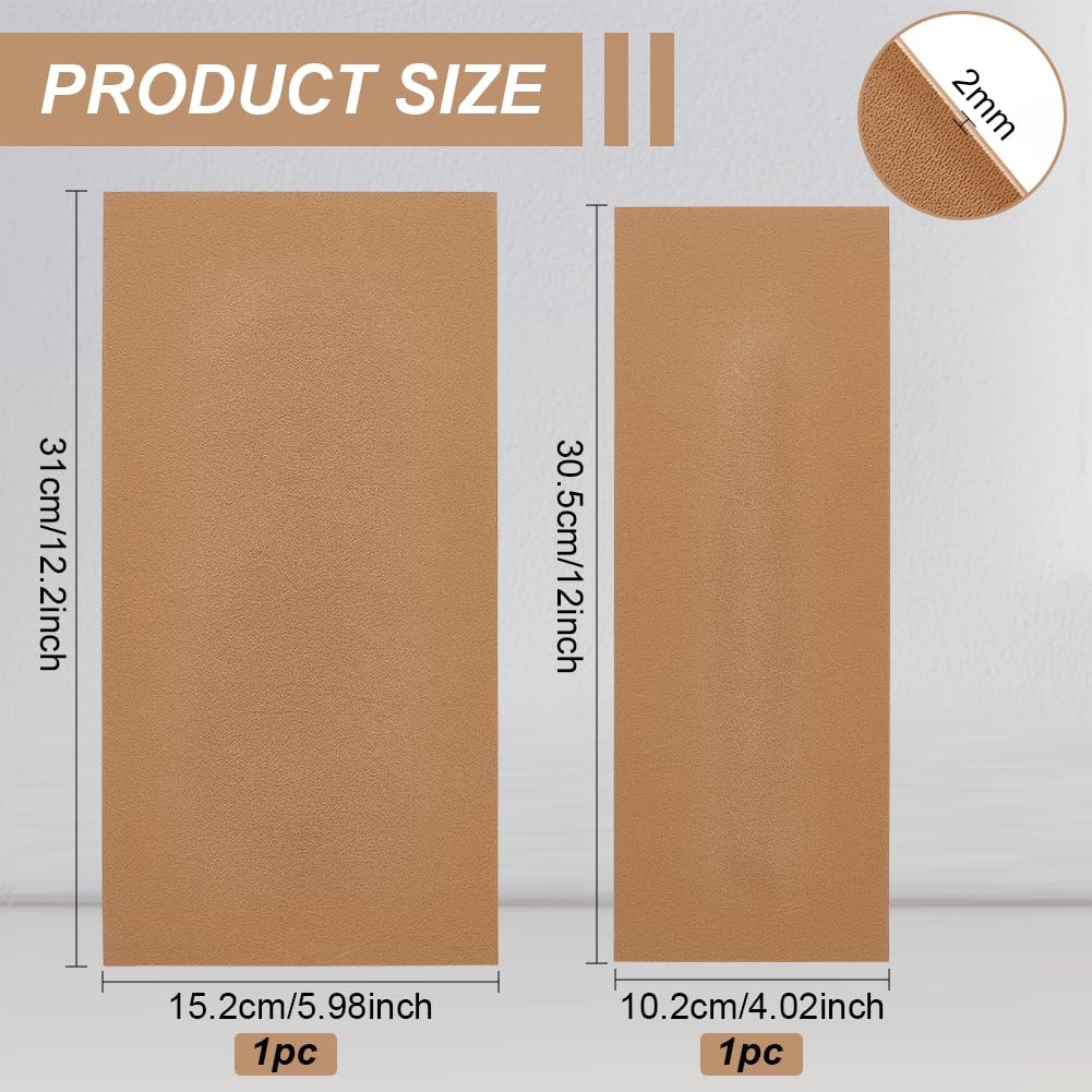 BENECREAT 2 Sheets Thermoplastic Sheet 2 Sizes Moldable Plastic Heat...