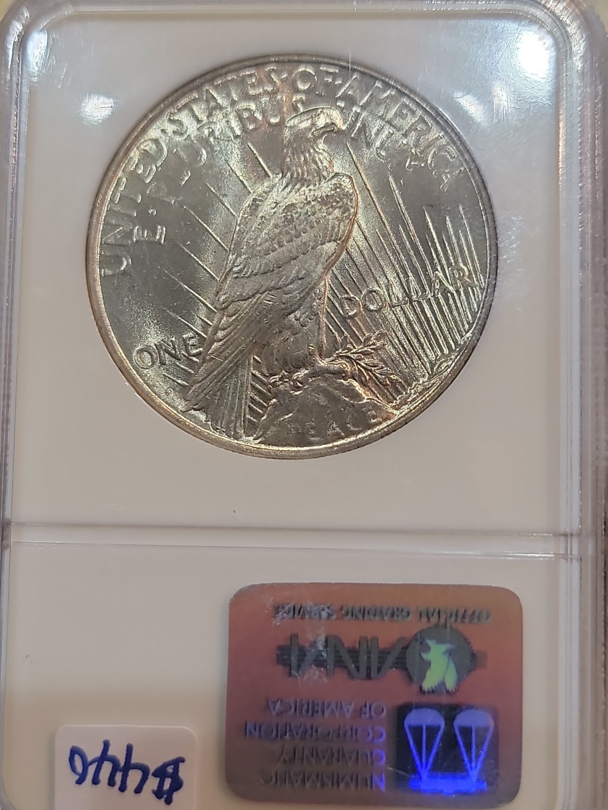 1926 D PEACE DOLLAR NGC MS63