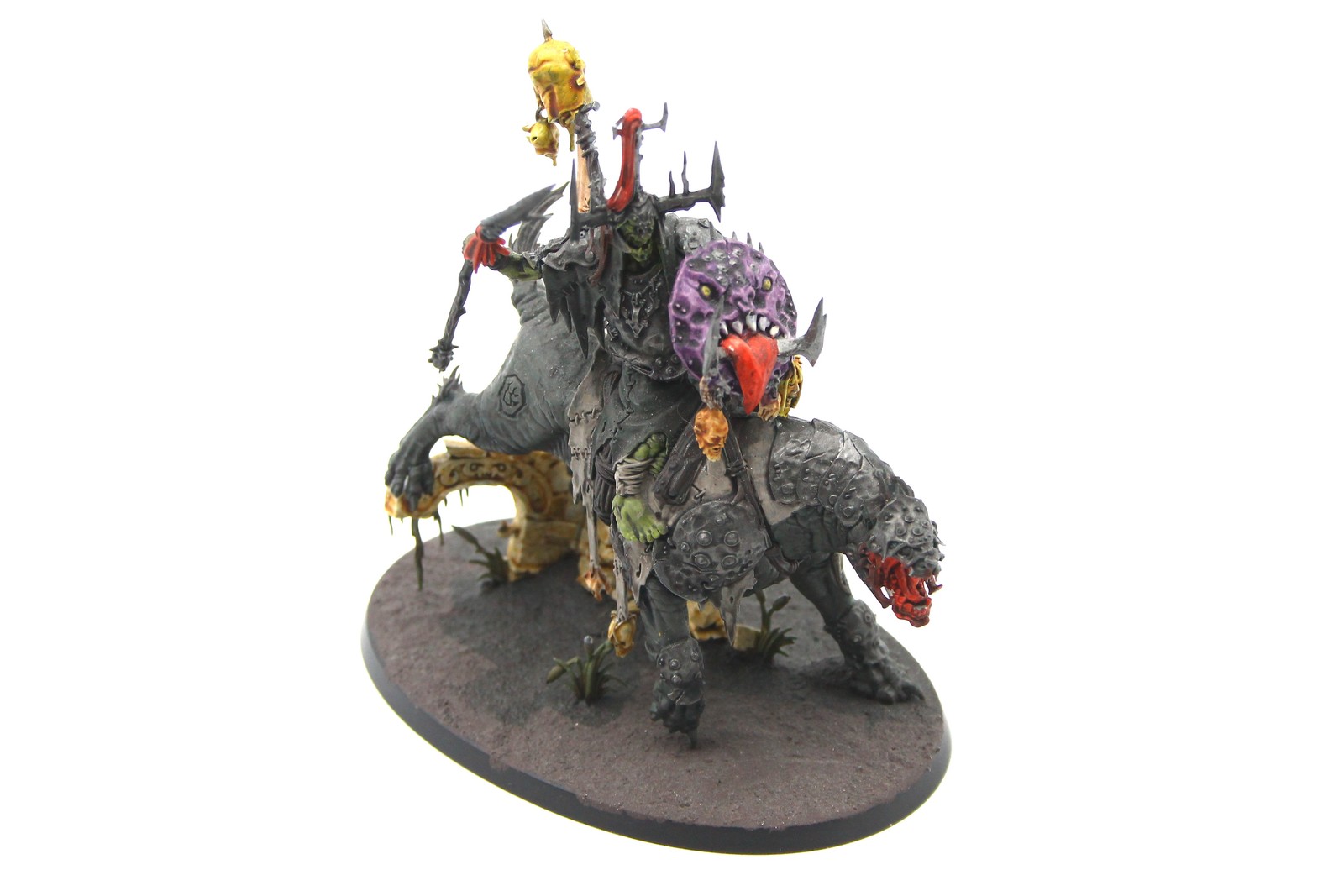 Used Warhammer AOS Orruk Warclans: Killaboss on Great Gnashtoof