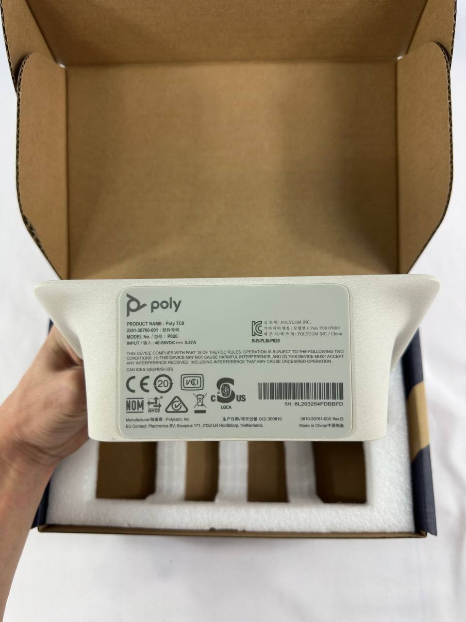 Polycom 2200-85970-001 Poly Studio X50 Video Bar w/ TC8 Controller