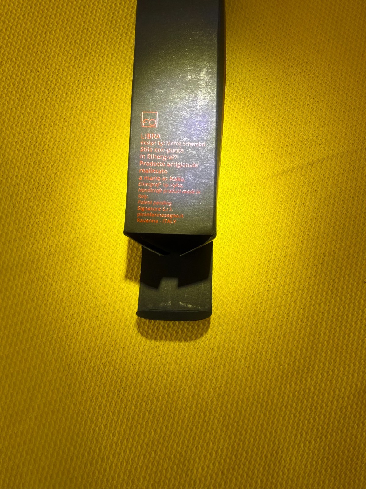 Pirinfarina Stylus-apparently never used except to test