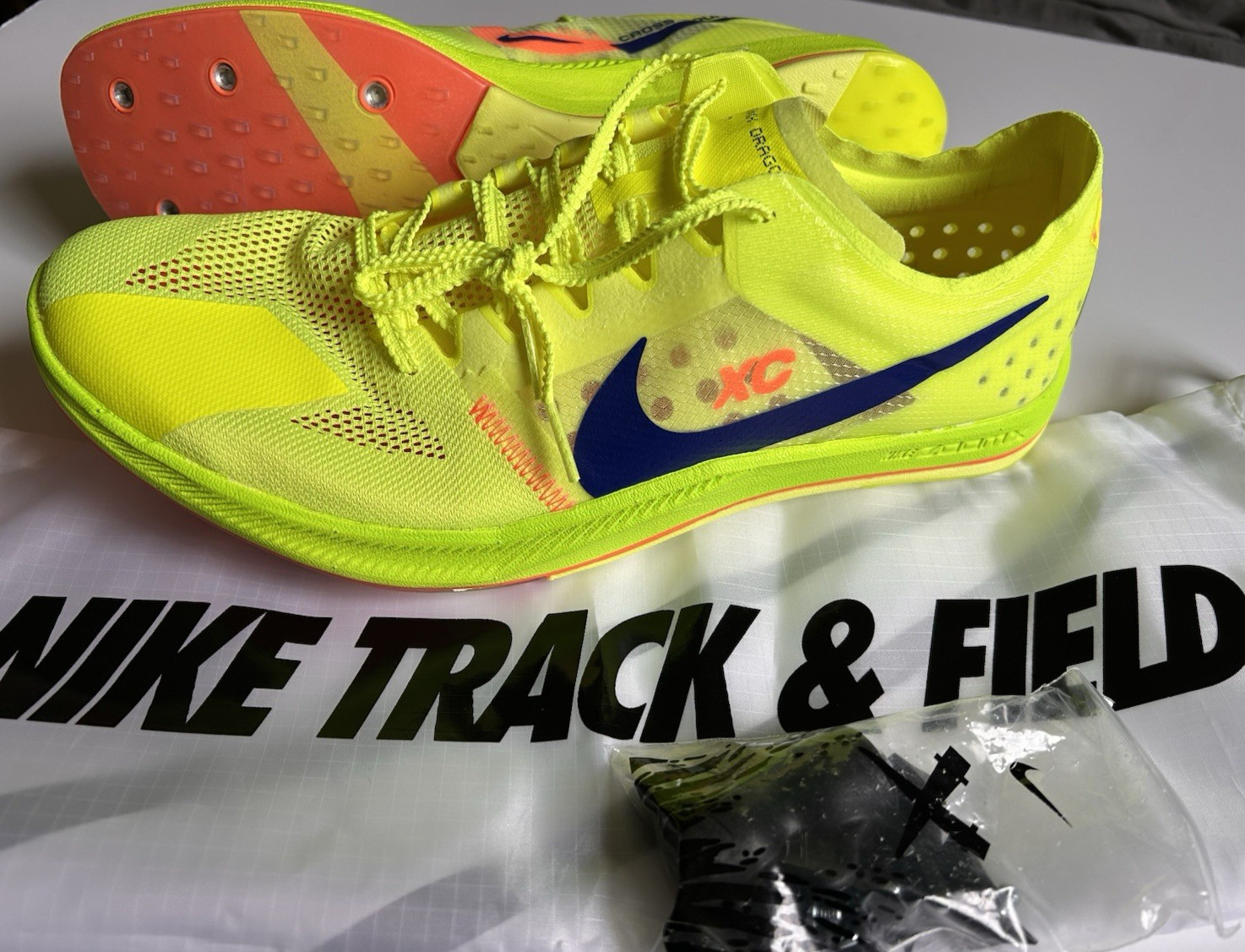 Nike ZoomX Dragonfly XC Cross Country Spikes DX7992-701 Volt