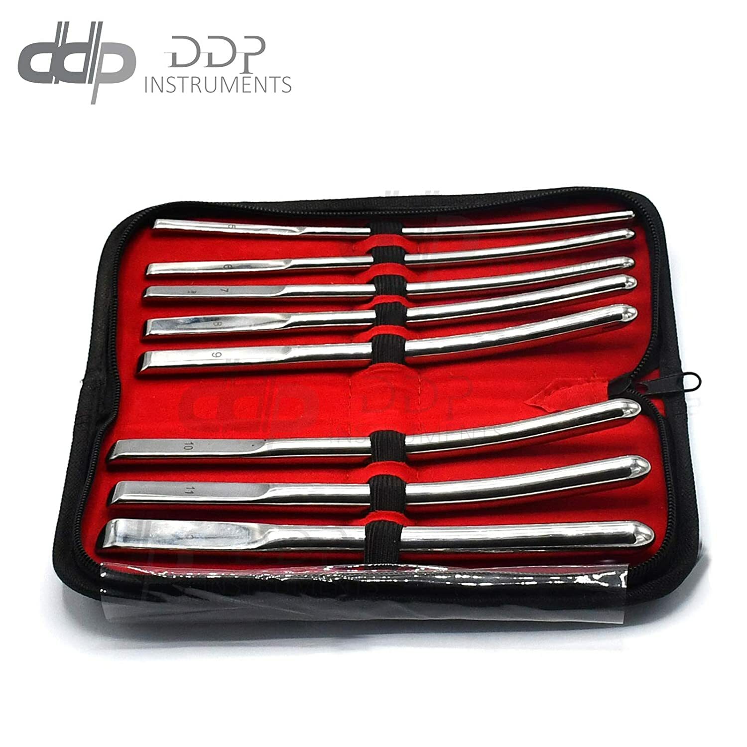 Lot Of 8 Pieces  Hegar Dilator Sounds Set 7.5" Single Ended Surgical Gyno Instru