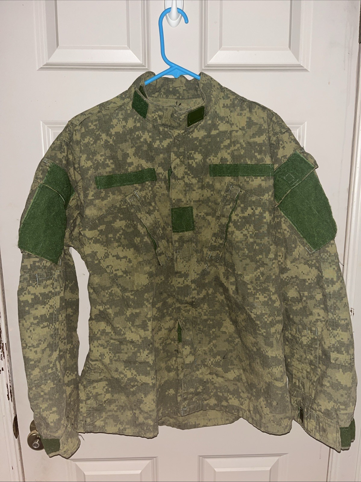 Green Dyed ACU Jacket Size Medium Reg