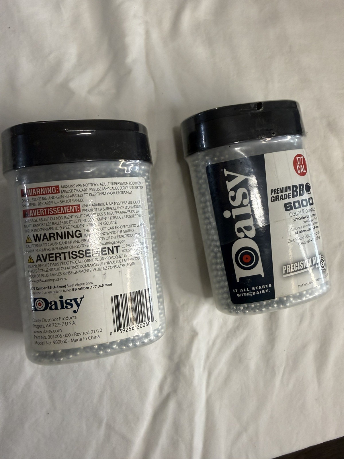 Daisy Premium Grade BBs 6000 Count Bottle New Sealed