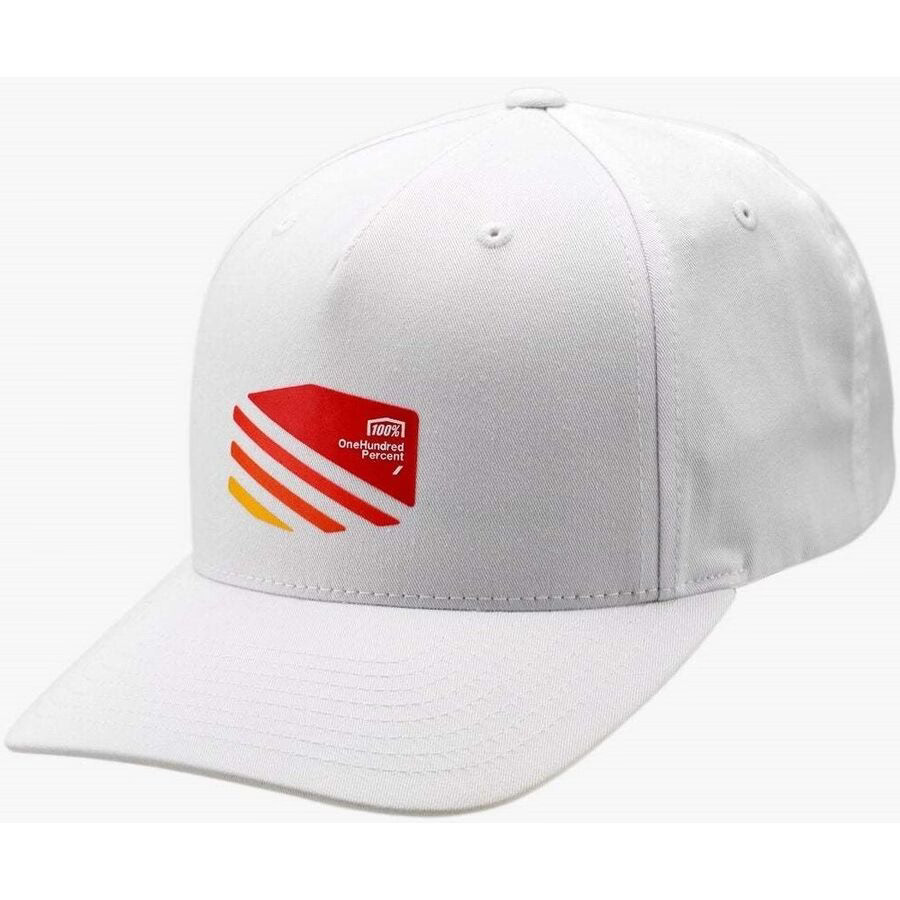 100% Blinds Snapback Hat - White 20044-00022