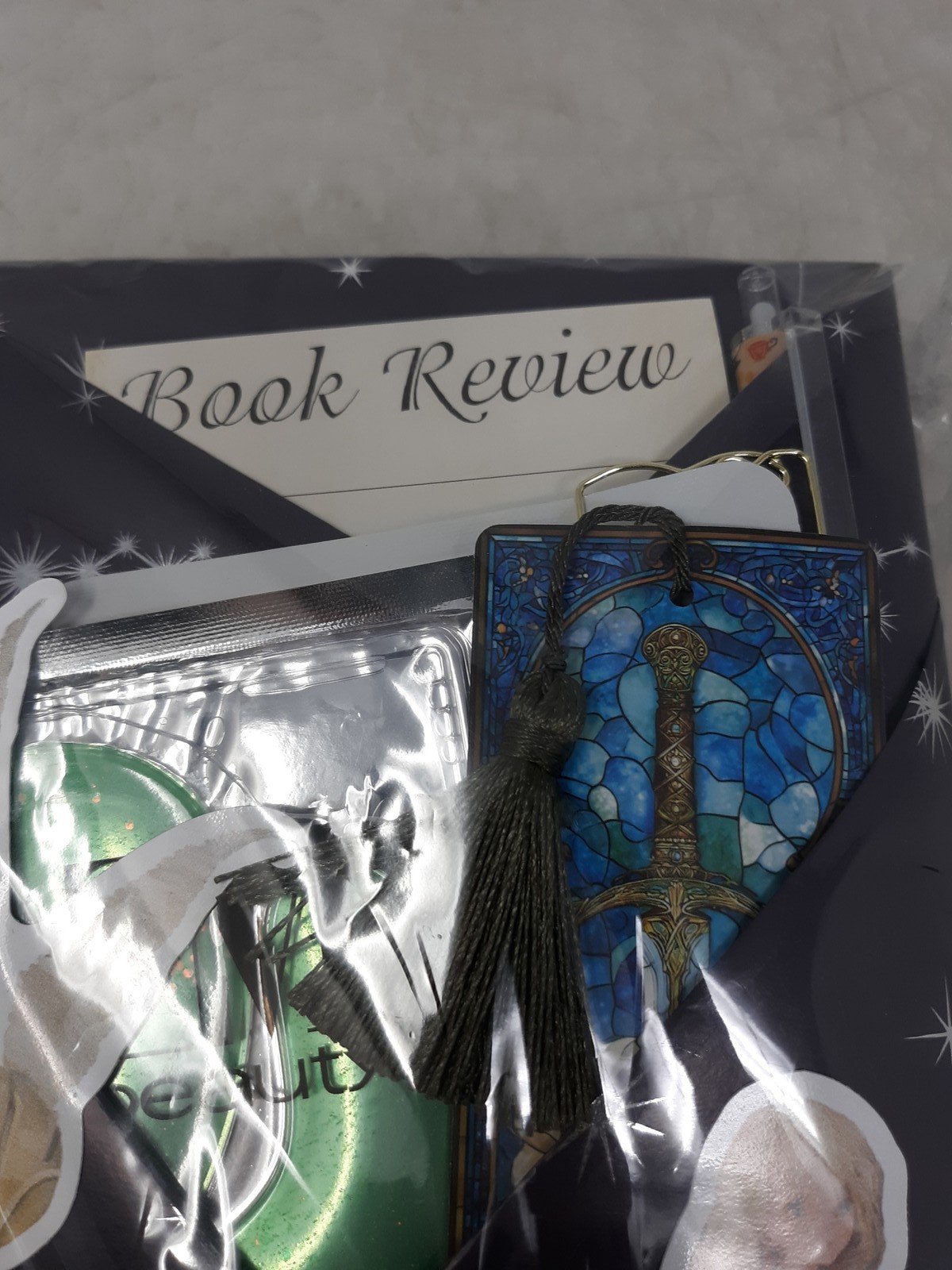 Blind Date with a Book Fantasy Reader Set w/ Bookmark & Stickers
