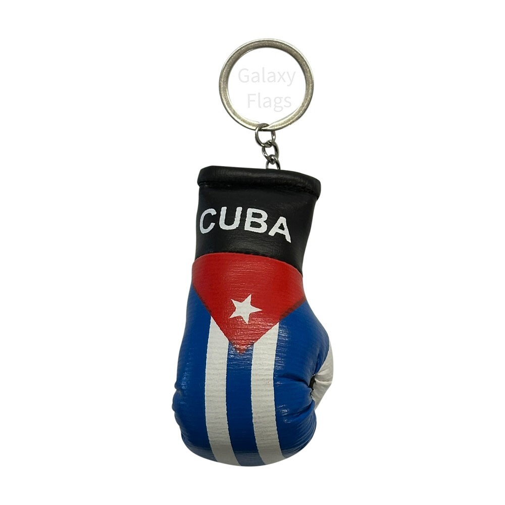 Cuba Boxing Glove / Cuba  Flag Mini Cuba  Flag Boxing Glove Key Chain