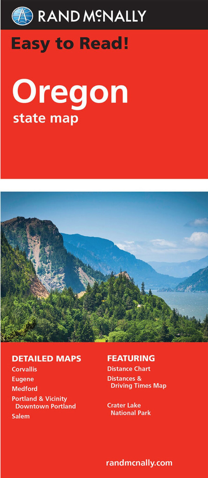 Rand McNally State Map: Oregon