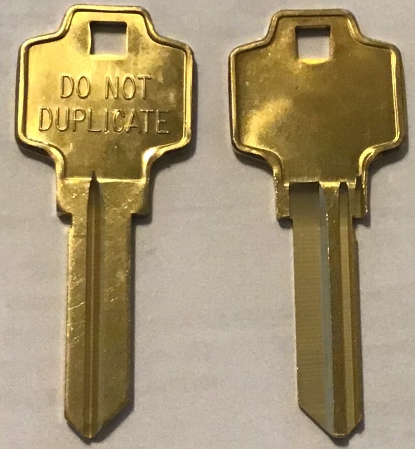 SC9 DND Key Blank, Unibow (Box of 50, SC9-UN-DD) Made in USA