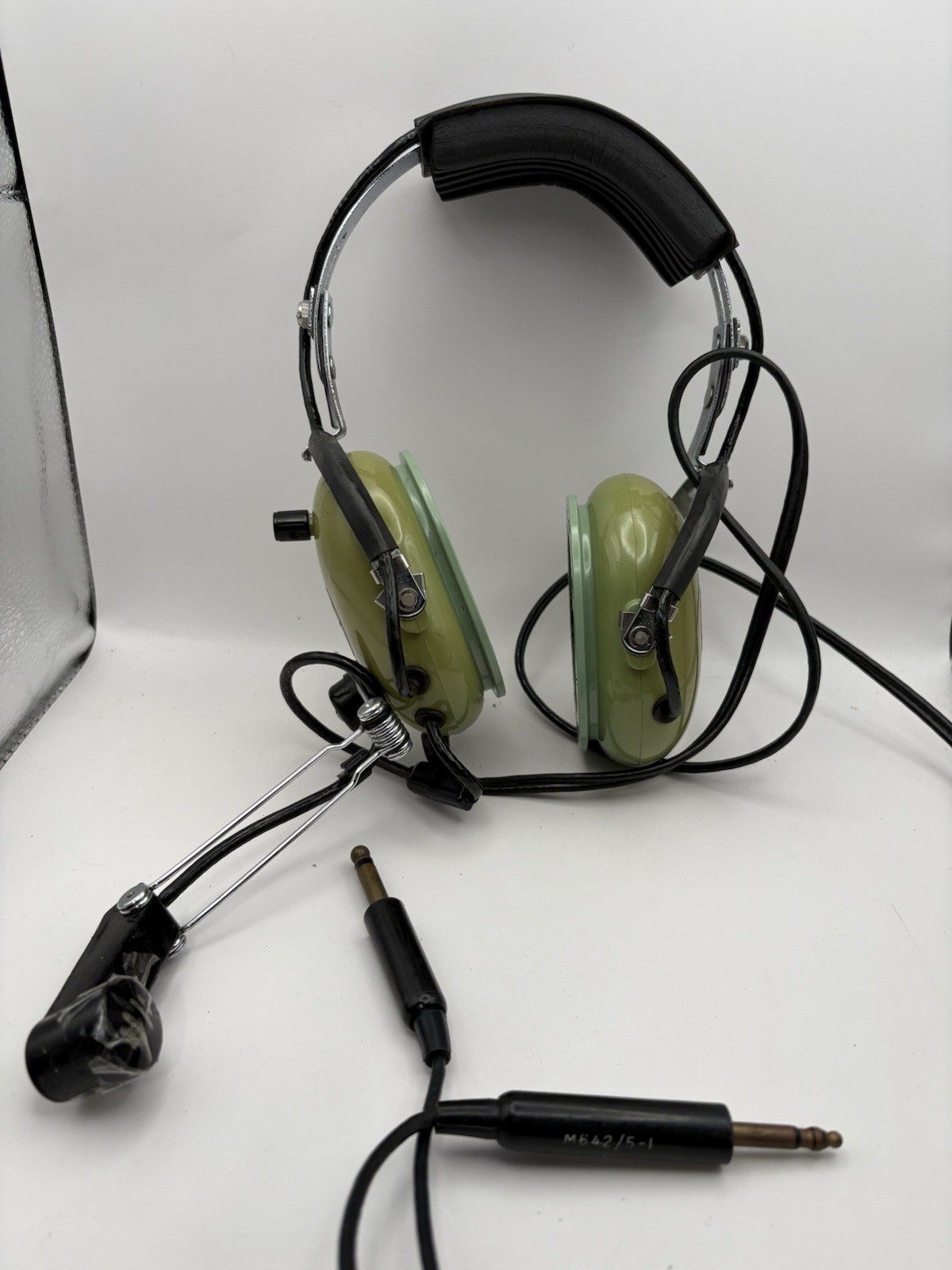 David Clark H10-36 Headset With Attached Mic Not Tested