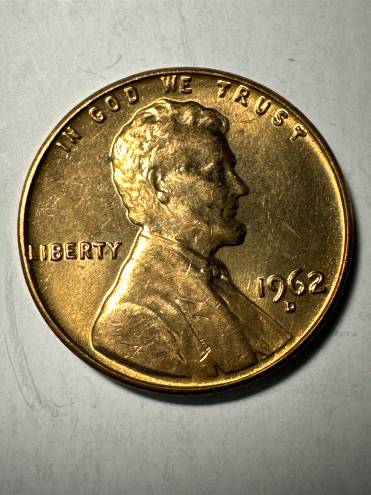 1962 D Lincoln Cent Penny Coin Gem