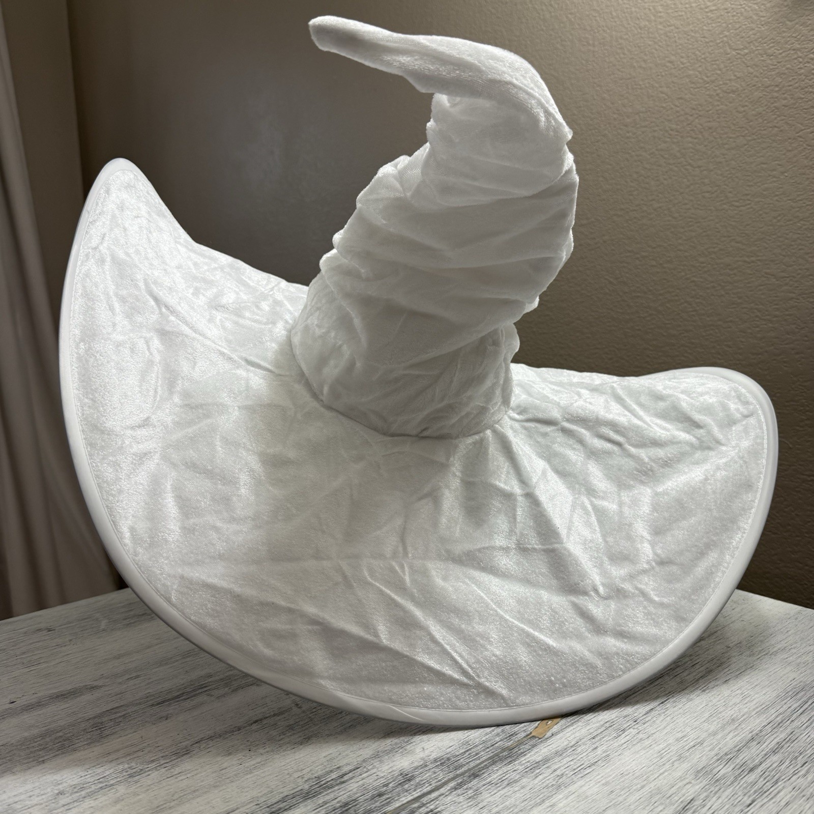 Large White Halloween Witch Hat