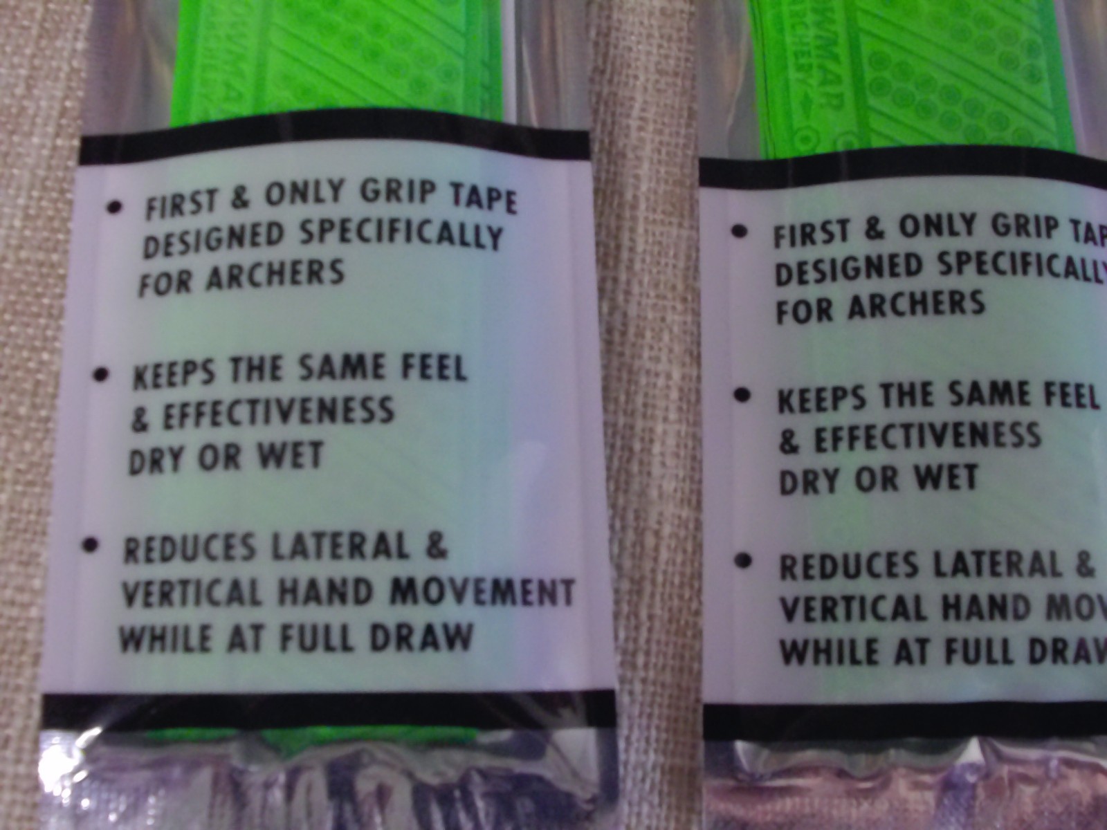 2 PACKS Bowmar Grip Tape GREEN