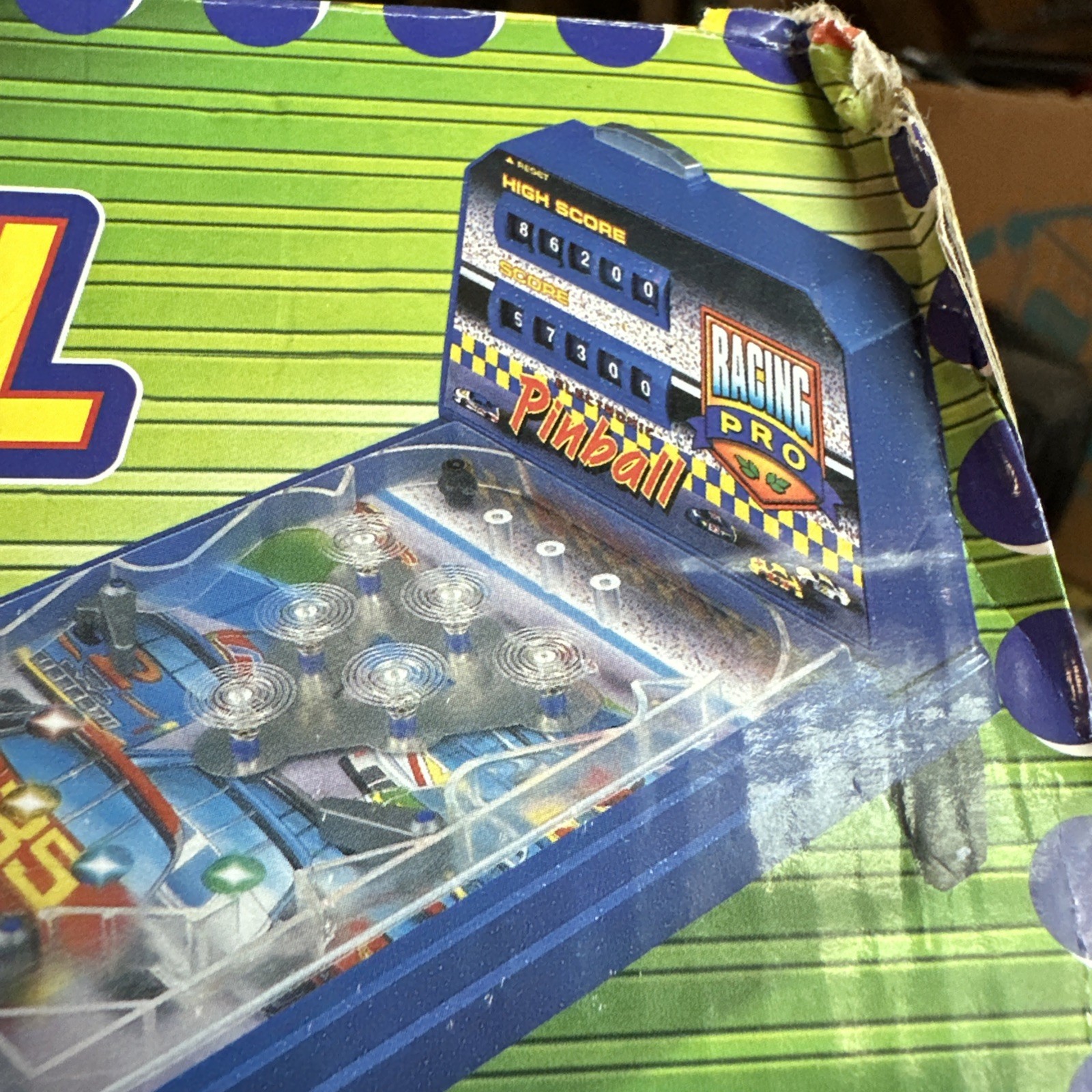 Racing Pro Pinball Machine – Vintage, New in Box