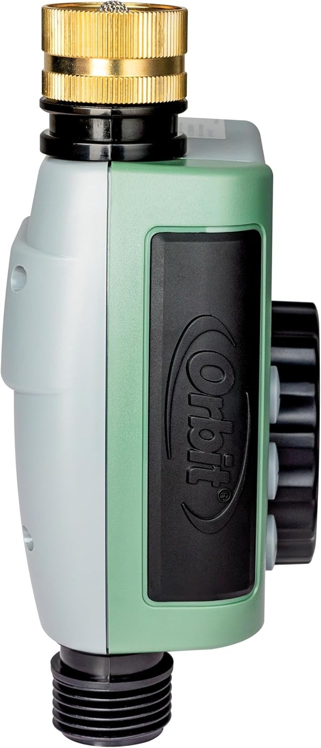 One Outlet Single-Dial Hose Faucet Timer - Easy Programmable - For Garden Wat...