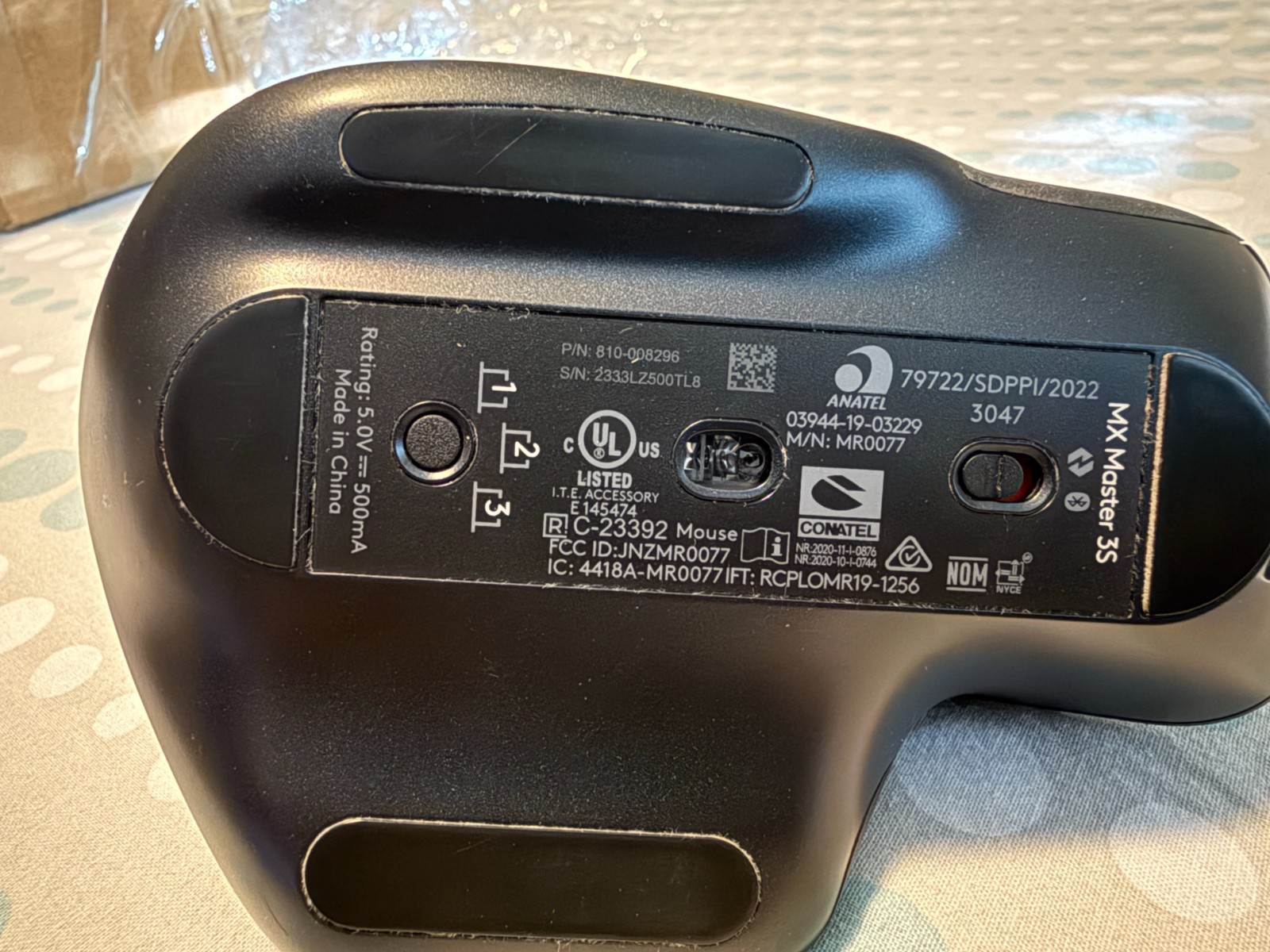 Logitech MX Master 3s Wireless Bluetooth Mouse (USB-C) Black
