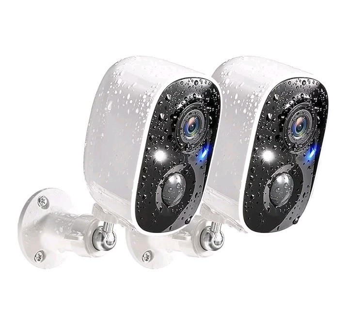 GMK Security Cameras Wireless Outdoor, 2K Color Night Vision AI Motion Detect...