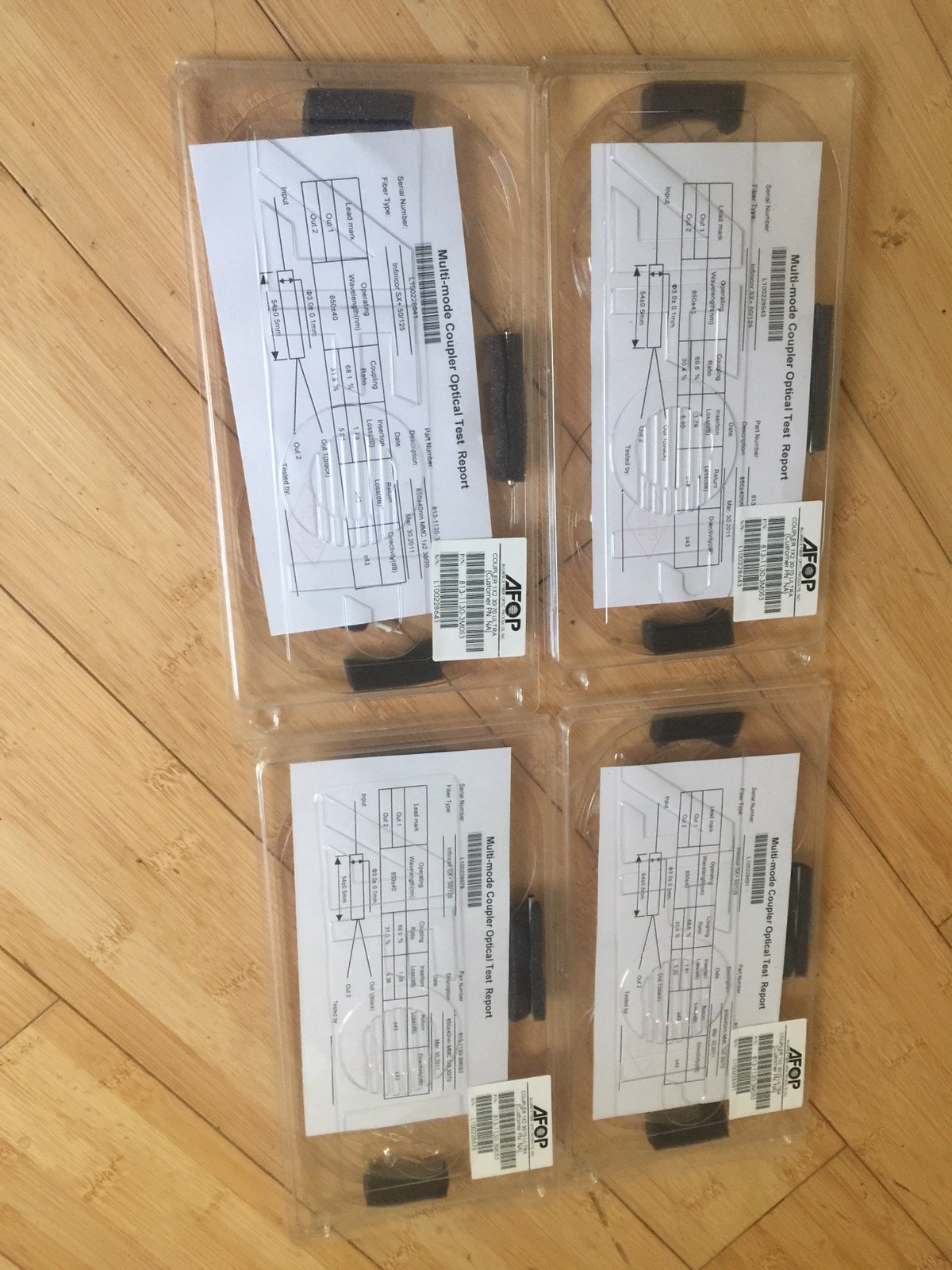 850 mm Multimode OM3 Fiber Coupler With LC Connectors