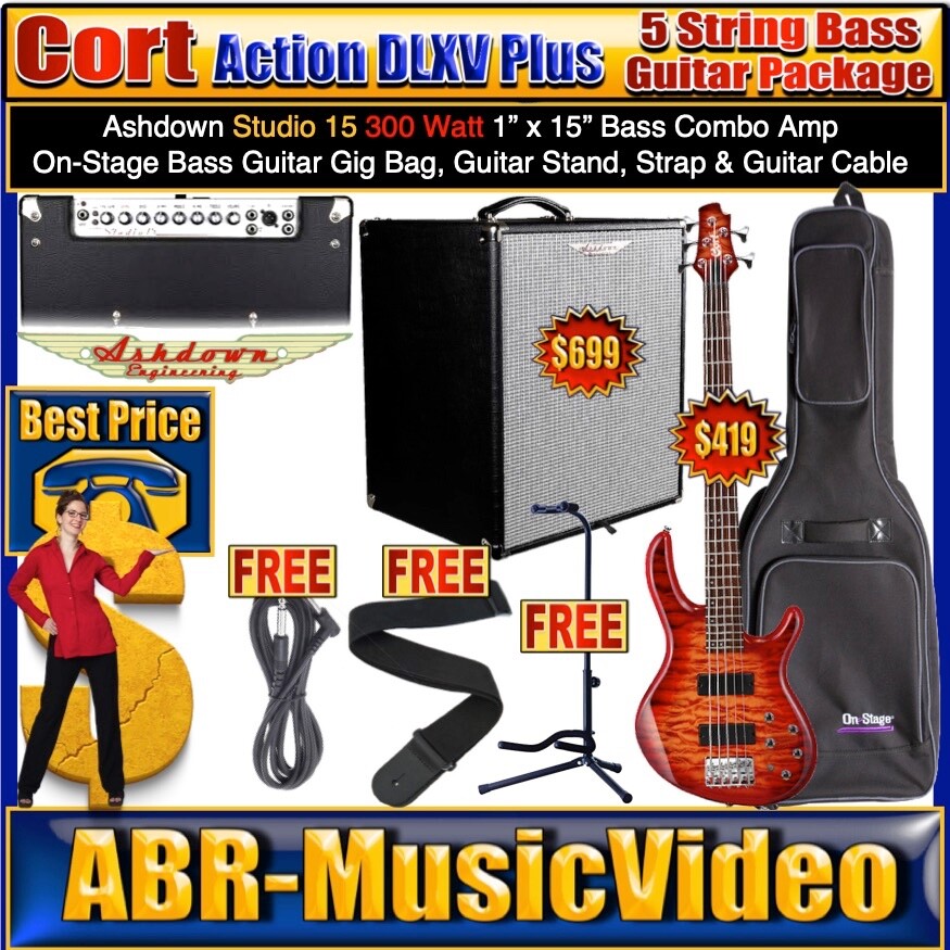 Cort X700 DUALITY AVB X Series Guitar & Line 6 Spider V 20 MkII 1x8" 20-watt